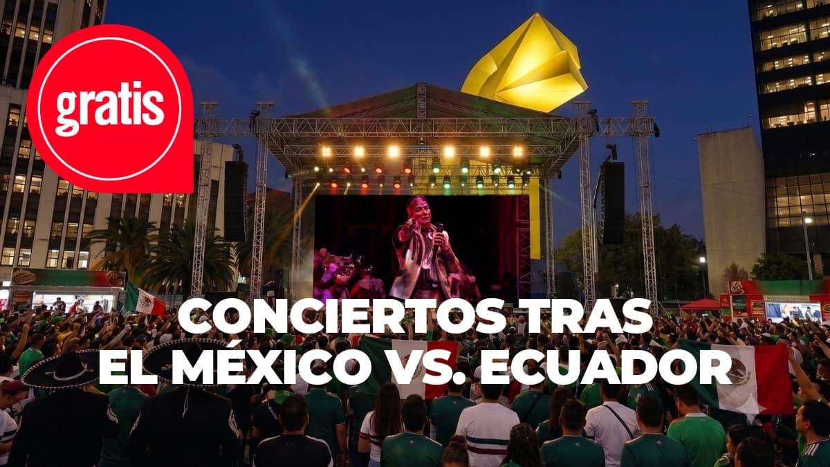 Conciertos gratis post-partido y festivales de julio: el verdadero impacto en tu quincena