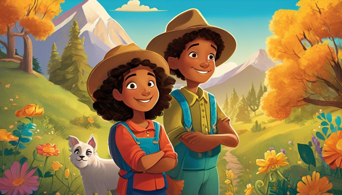 Portada del cuento: El Eco de la Montaña